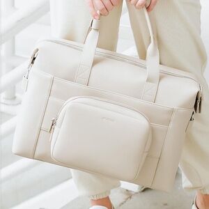 Monos Metro Duffel - Vegan Leather (Ivory)